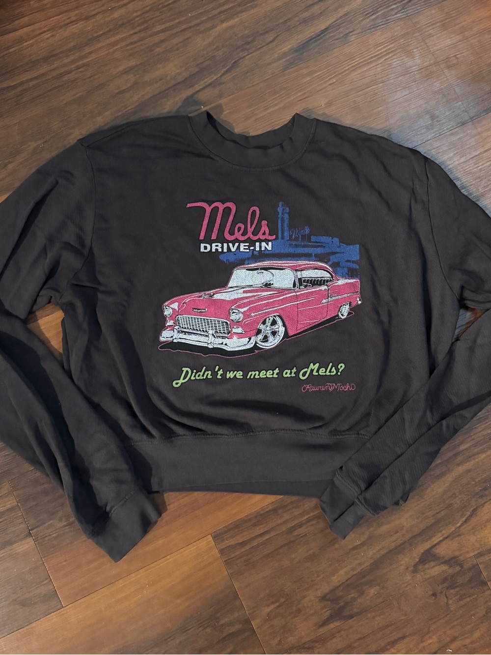 🖤 like new Lauren Moshi Mel’s Drive-In Sweatshirt